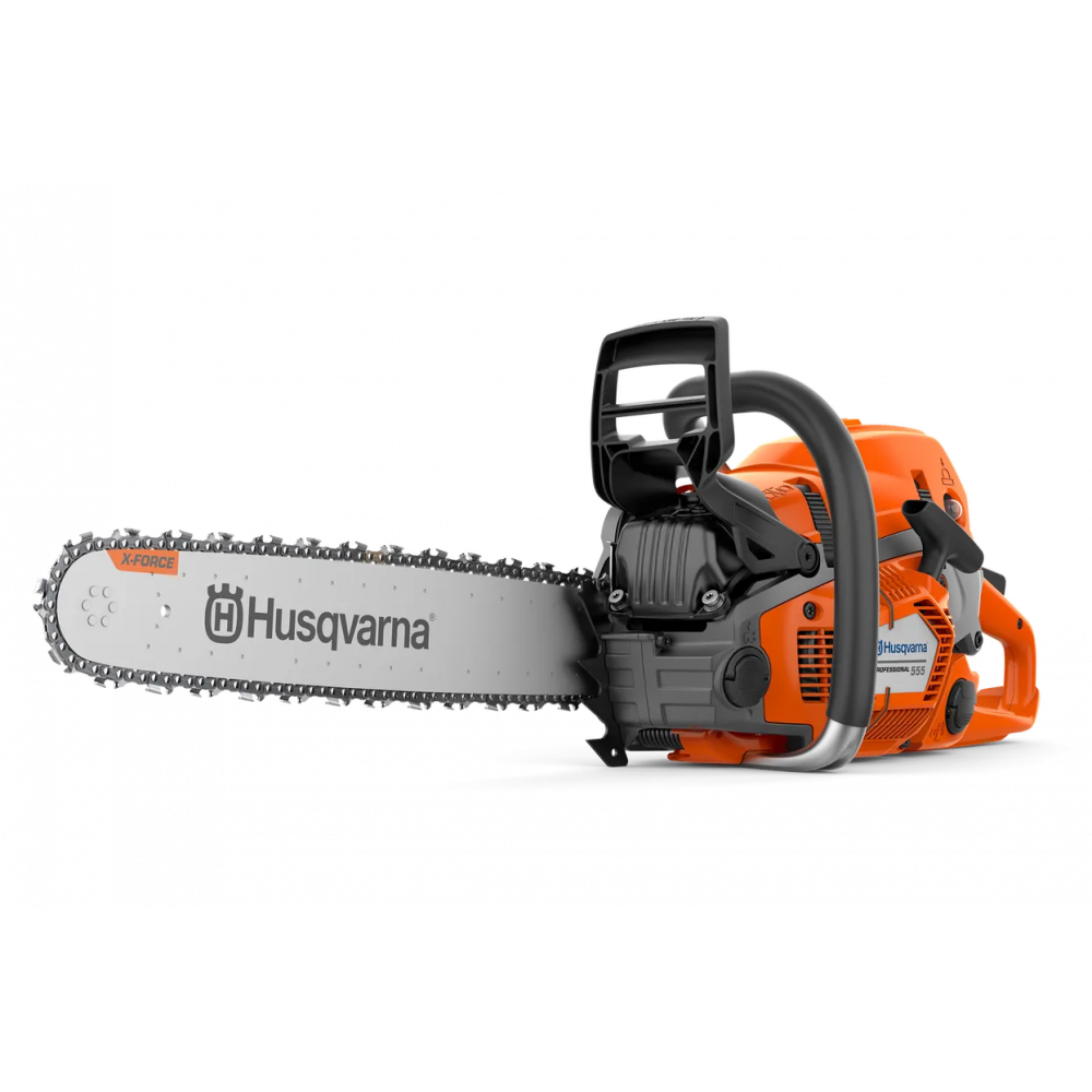 Benzīna motorzāģi HUSQVARNA 555, 60 cm3, 3.1 kW, 33-60cm sliede