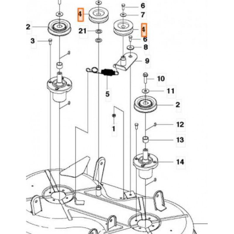 Pulley-tensioner (13-9544)