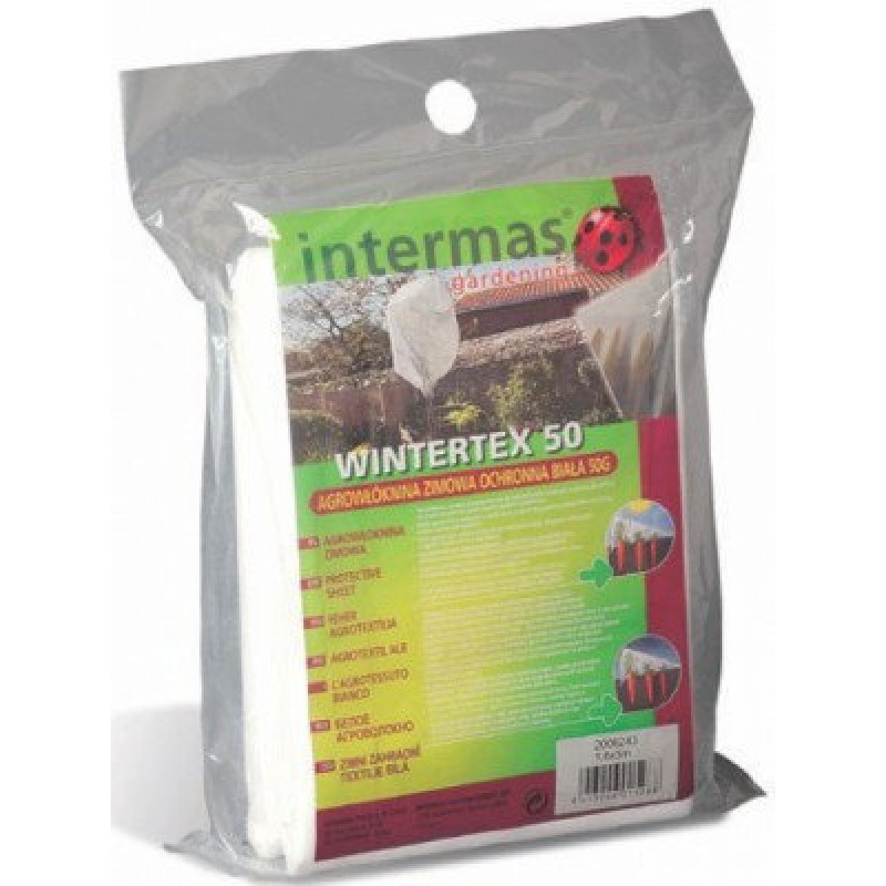 Agroplēve biezā balta augu ieziemošanai Wintertex 50g/m2 1.6x5m