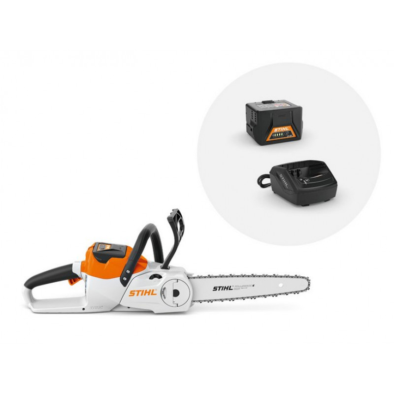 Аккумуляторная пила Stihl MSA 60 C-B с аккумулятором AK 20 и зарядным устройством 0,9 кВт, рейка 30 см